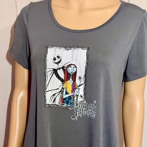 Nightmare before Christmas “now and forever” t-shirt. Gray Sz. S. LuLaRoe